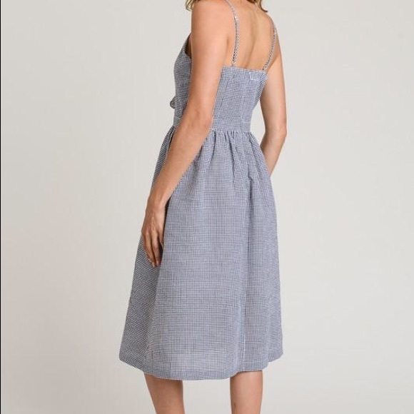 Black and white retro gingham midi dress - Picture 8 of 8